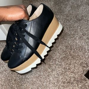 Black Steven Madden Platform Shoes